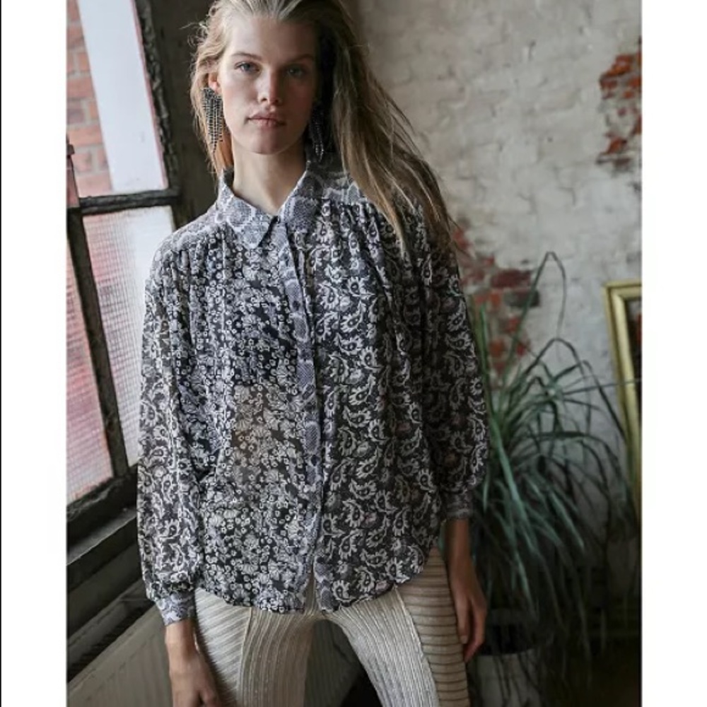 Free People button down top